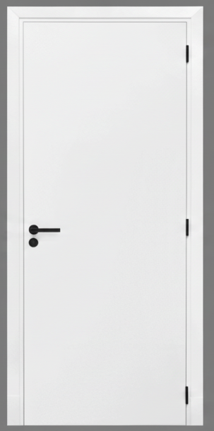 Puerta placa laqueada color blanco