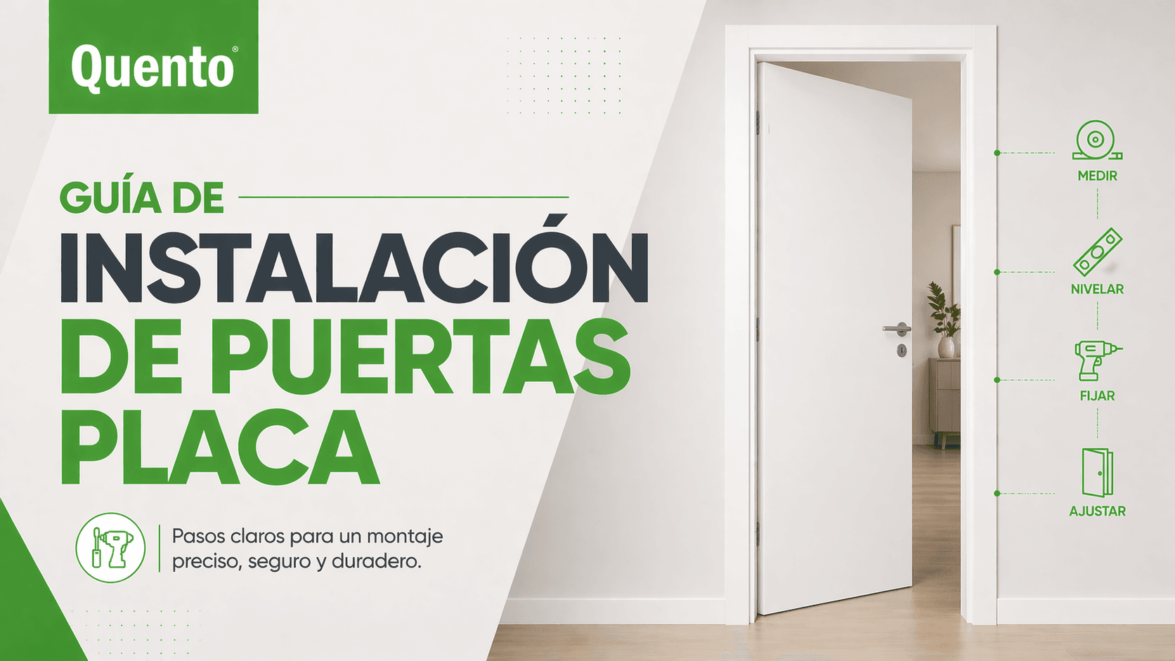 Guia instalación puerta placa con marco regulable