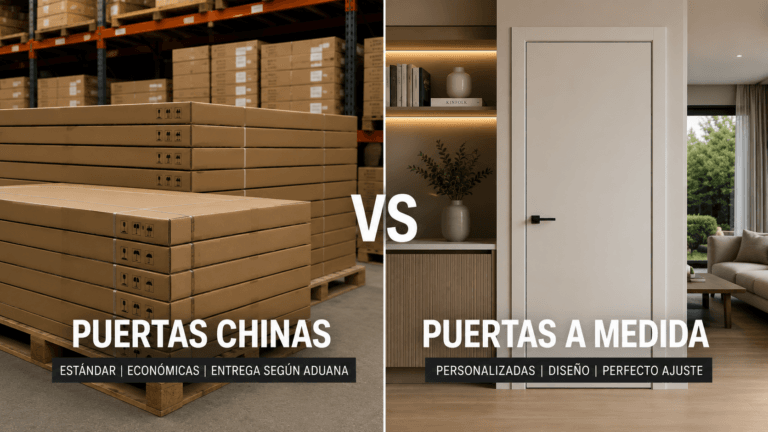 Puertas chinas vs puertas a medida