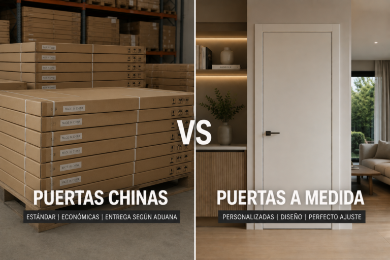 Puertas chinas vs puertas a medida