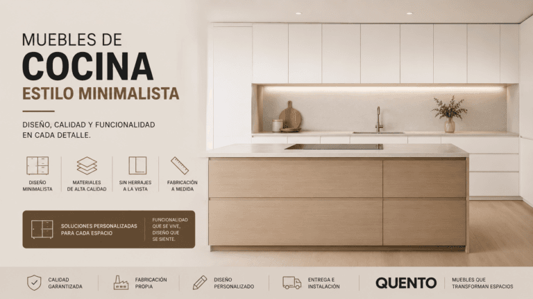 Muebles de cocina minimalista